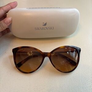 Swarovski Tortoise Shell Sunglasses